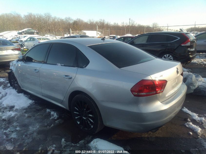 2013 VOLKSWAGEN PASSAT S 1VWAP7A31DC141517