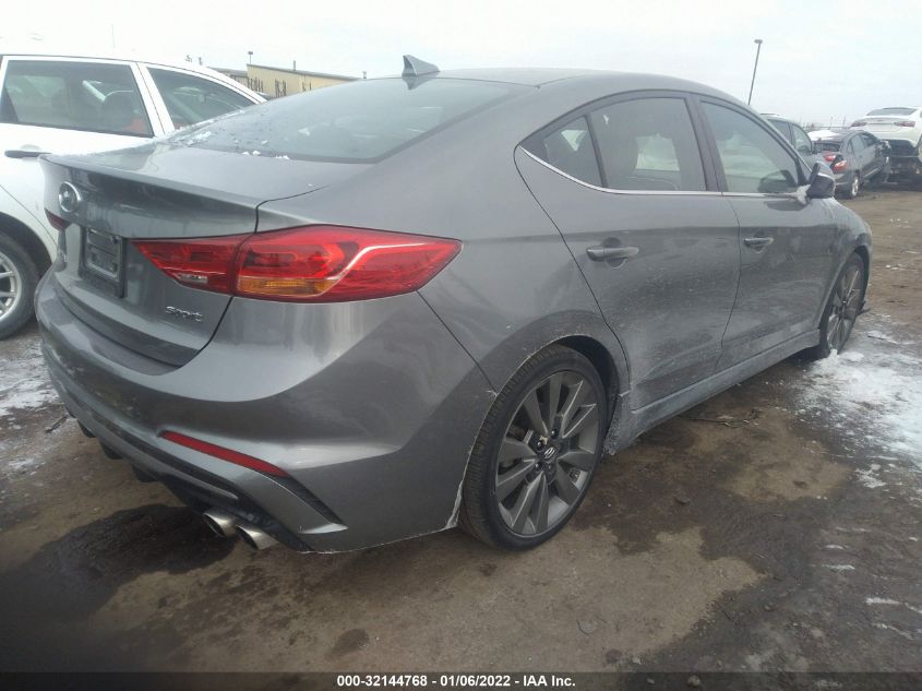 2018 HYUNDAI ELANTRA SPORT KMHD04LBXJU511873