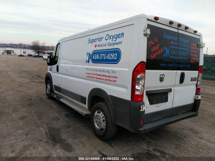 2016 RAM PROMASTER CARGO VAN 3C6TRVAG2GE116711