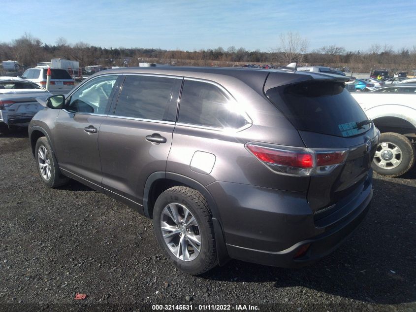 2015 TOYOTA HIGHLANDER LE 5TDBKRFH1FS222525