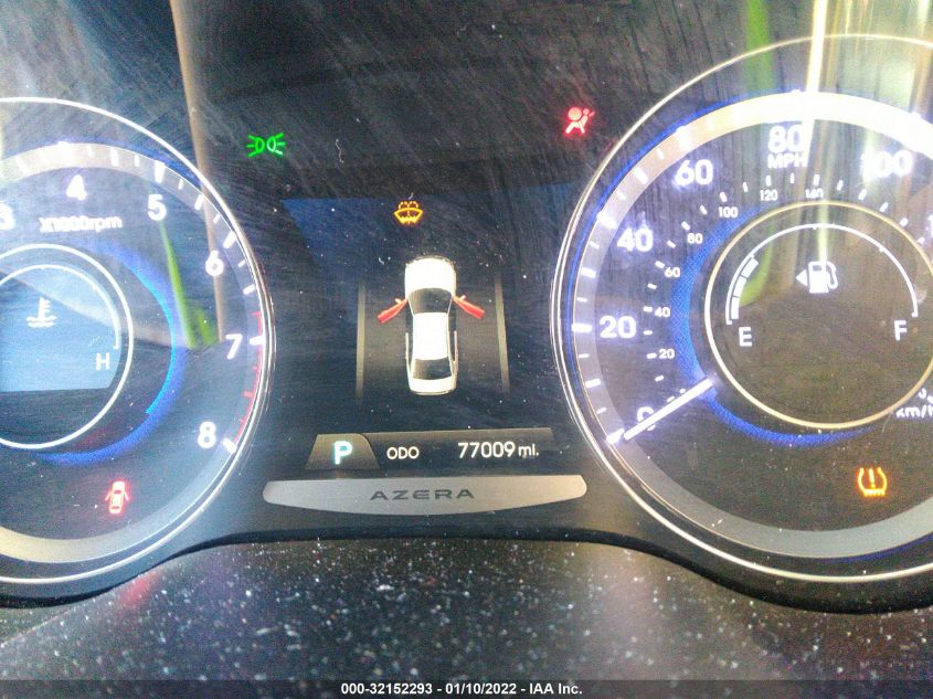 2014 HYUNDAI AZERA LIMITED KMHFH4JG5EA414507