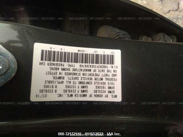 2014 HONDA ACCORD SEDAN LX 1HGCR2F30EA288749