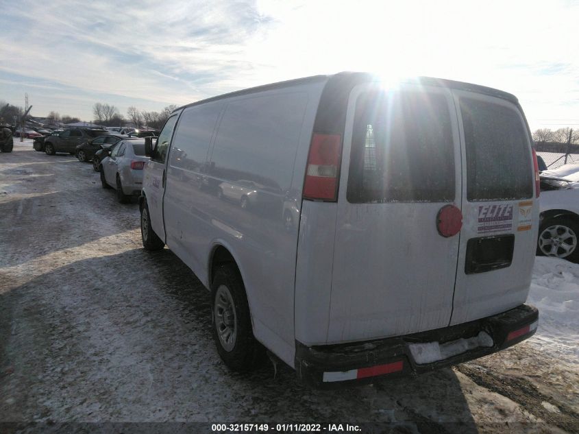 2013 CHEVROLET EXPRESS CARGO VAN 1GCSGAFX3D1170884