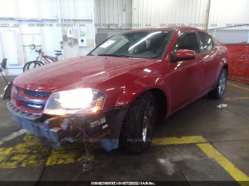 2013 DODGE AVENGER SXT 1C3CDZCG7DN614393