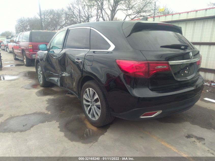 2014 ACURA MDX TECH PKG 5FRYD4H48EB031381