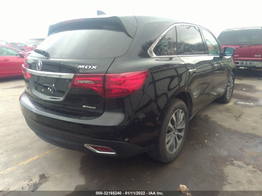 2014 ACURA MDX TECH PKG 5FRYD4H48EB031381
