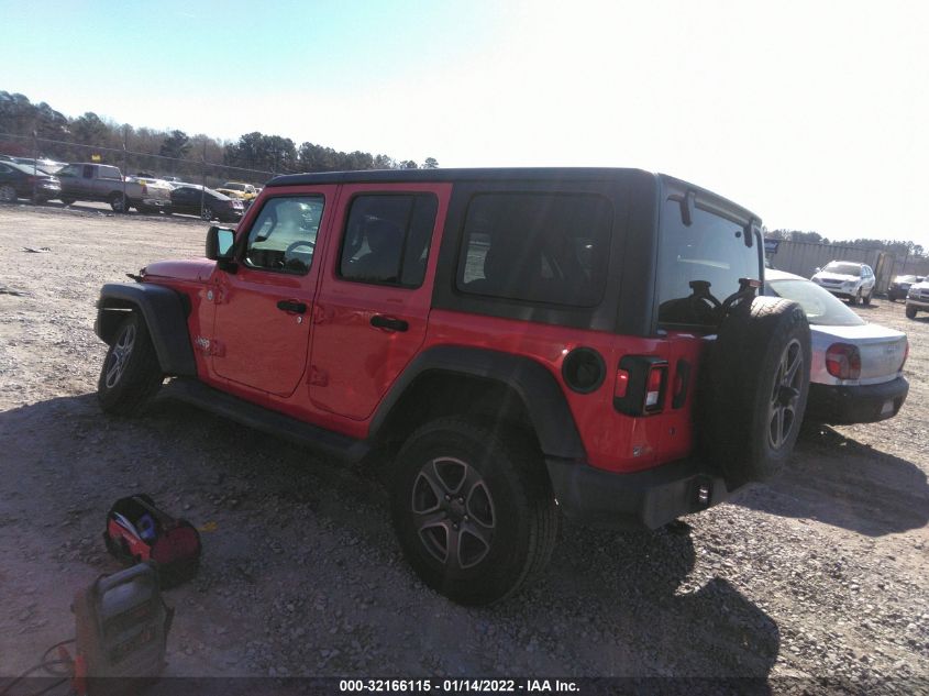 2018 JEEP WRANGLER UNLIMITED SPORT S 1C4HJXDG7JW177286
