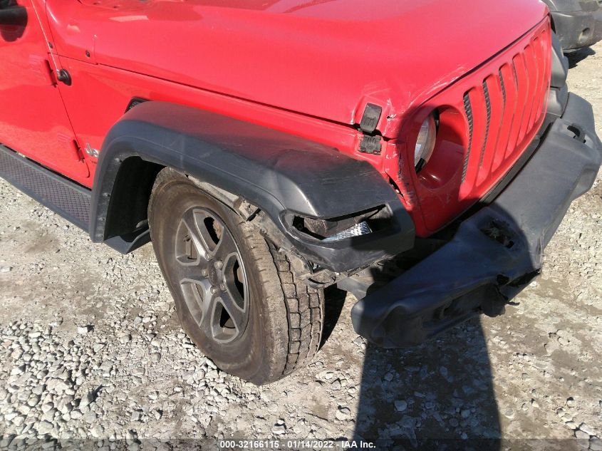 2018 JEEP WRANGLER UNLIMITED SPORT S 1C4HJXDG7JW177286