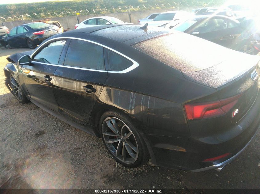 2018 AUDI S5 SPORTBACK PRESTIGE WAUC4CF5XJA021422