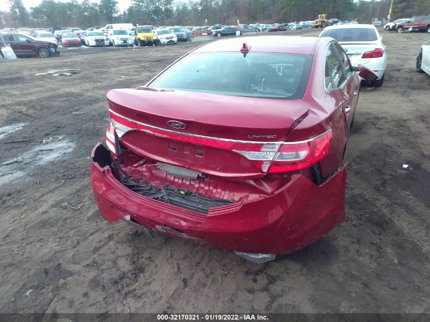 2014 HYUNDAI AZERA LIMITED KMHFH4JG7EA370963