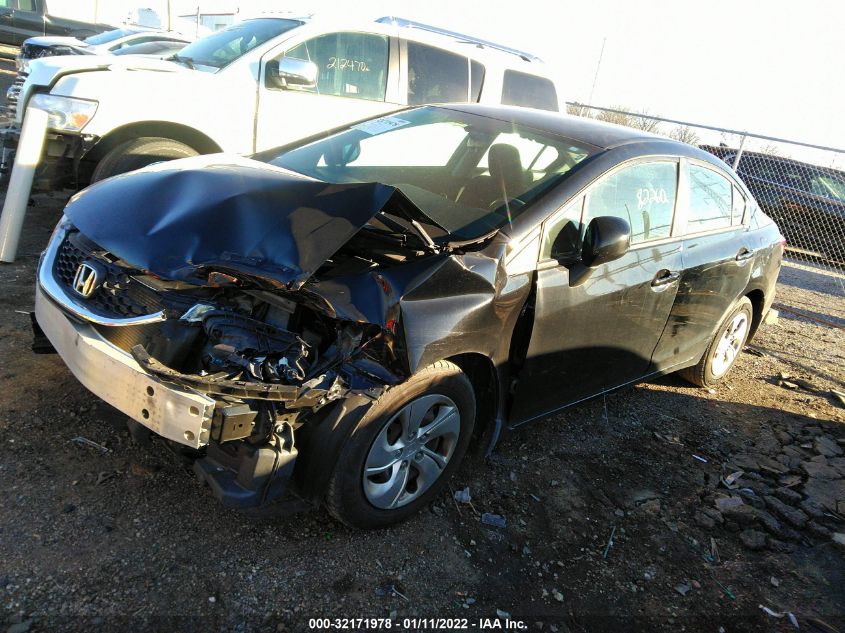 2013 HONDA CIVIC SDN LX 19XFB2F51DE060689