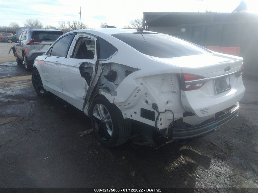 2018 FORD FUSION HYBRID SE 3FA6P0LU5JR177669
