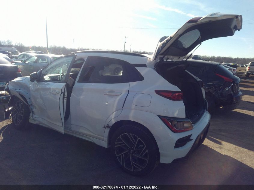 2022 HYUNDAI KONA N LINE KM8K3CA32NU811112