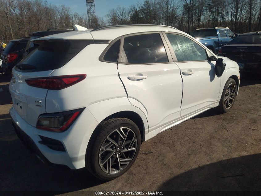 2022 HYUNDAI KONA N LINE KM8K3CA32NU811112