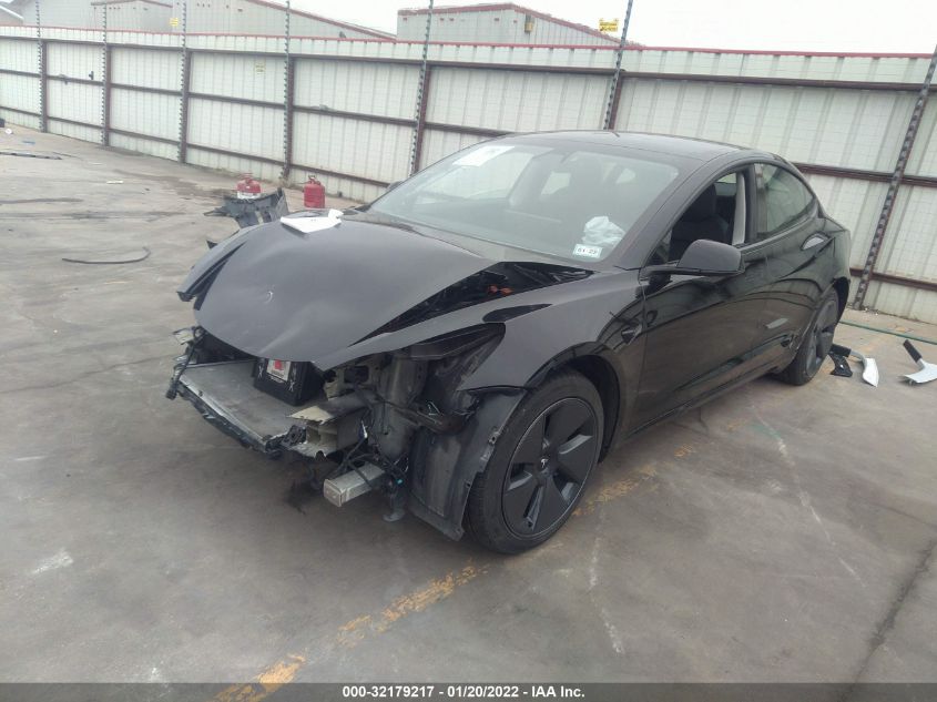 2021 TESLA MODEL 3 LONG RANGE 5YJ3E1EB8MF869502