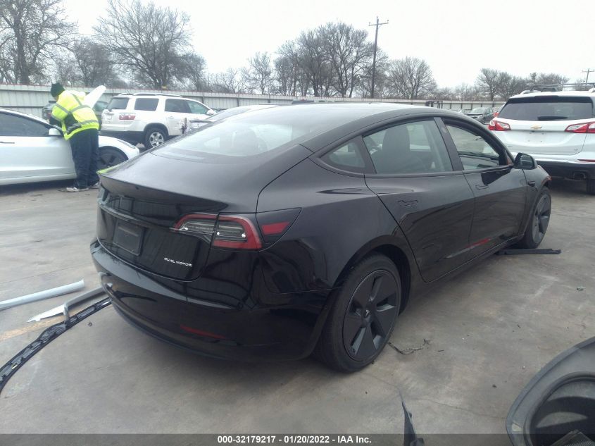 2021 TESLA MODEL 3 LONG RANGE 5YJ3E1EB8MF869502