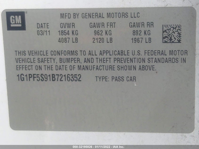 Chevrolet Cruze 2011