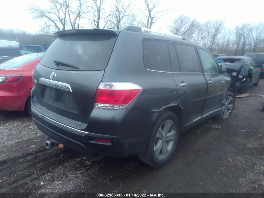 2013 TOYOTA HIGHLANDER LIMITED 5TDYK3EH6DS099441