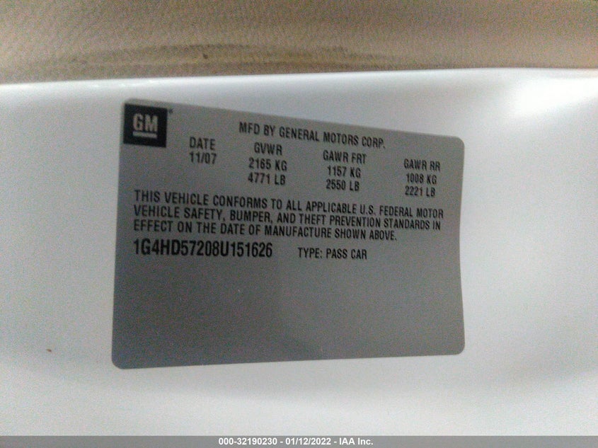 Buick Lucerne 2008