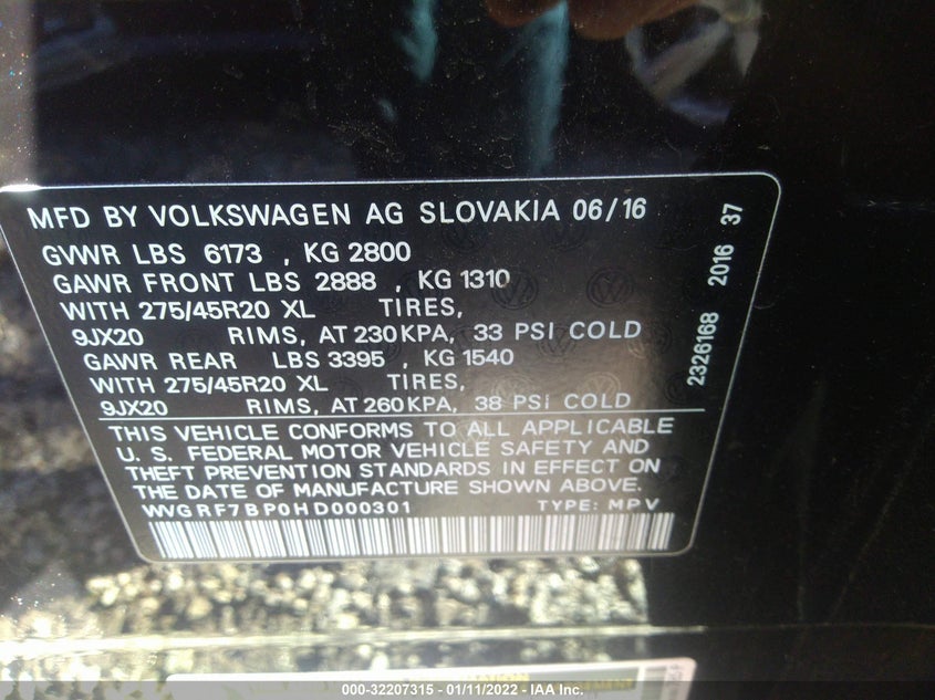 Volkswagen Touareg 2017