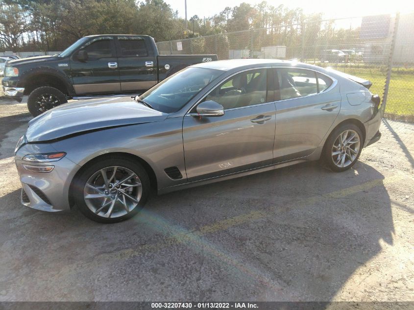 2022 GENESIS G70 2.0T KMTG34TA0NU093251