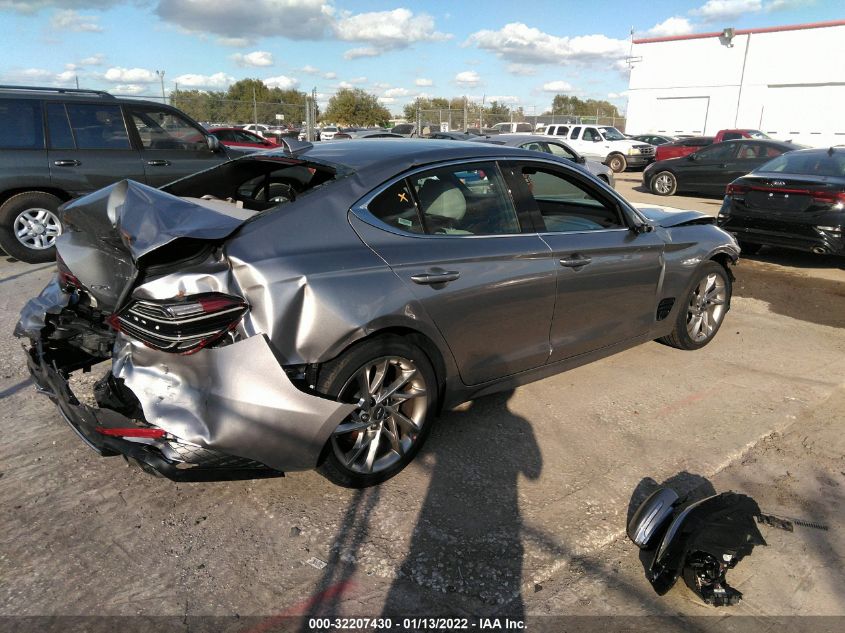 2022 GENESIS G70 2.0T KMTG34TA0NU093251