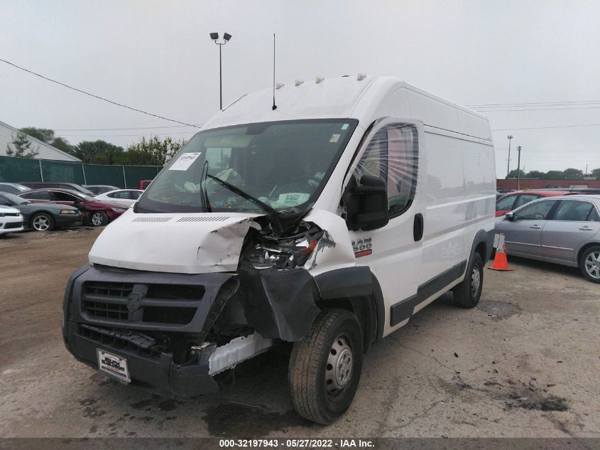 2018 RAM PROMASTER CARGO VAN 3C6TRVBG6JE114000