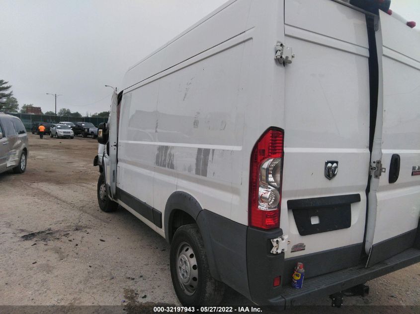 2018 RAM PROMASTER CARGO VAN 3C6TRVBG6JE114000