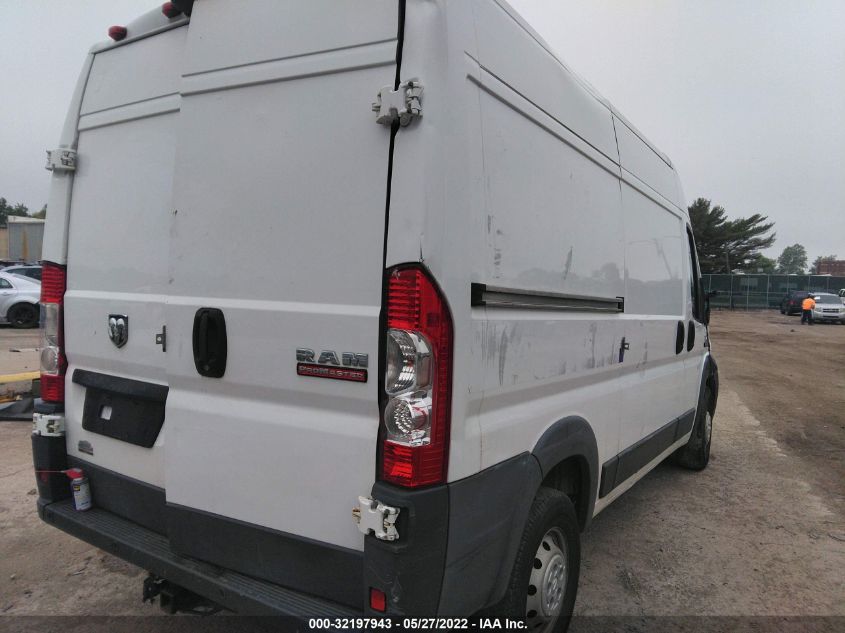 2018 RAM PROMASTER CARGO VAN 3C6TRVBG6JE114000