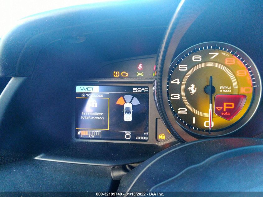 2016 FERRARI 488 SPIDER ZFF80AMA8G0218971