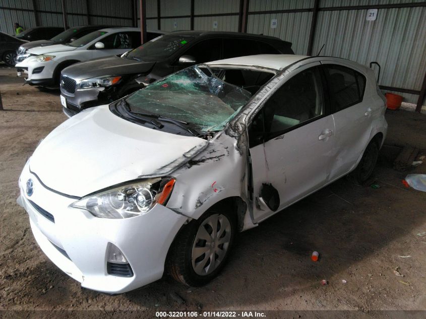 2014 TOYOTA PRIUS C ONE/THREE/TWO/FOUR JTDKDTB36E1570348