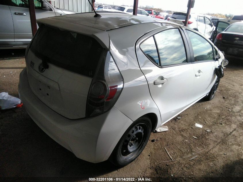 2014 TOYOTA PRIUS C ONE/THREE/TWO/FOUR JTDKDTB36E1570348