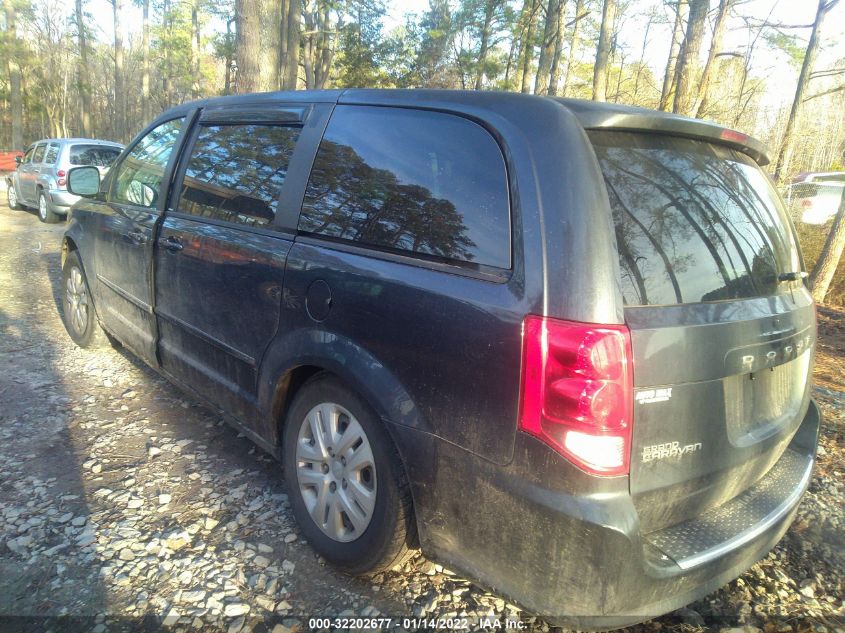 2014 DODGE GRAND CARAVAN SE 2C4RDGBG4ER213013