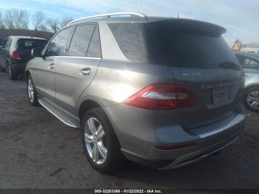 2014 MERCEDES-BENZ M-CLASS ML 350 4JGDA5HB6EA377642