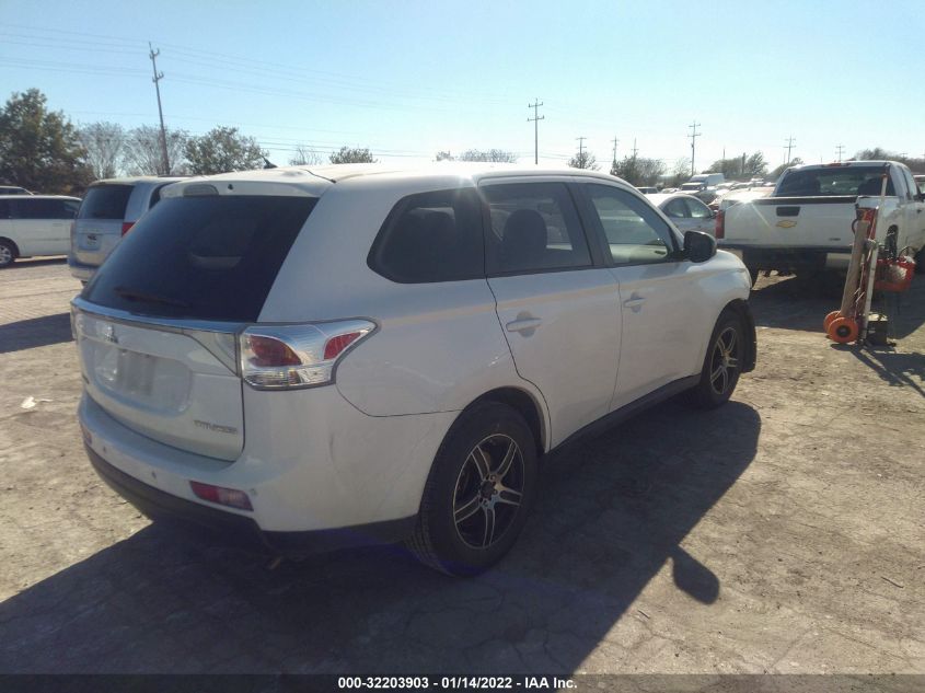 2014 MITSUBISHI OUTLANDER ES JA4AD2A38EZ010320