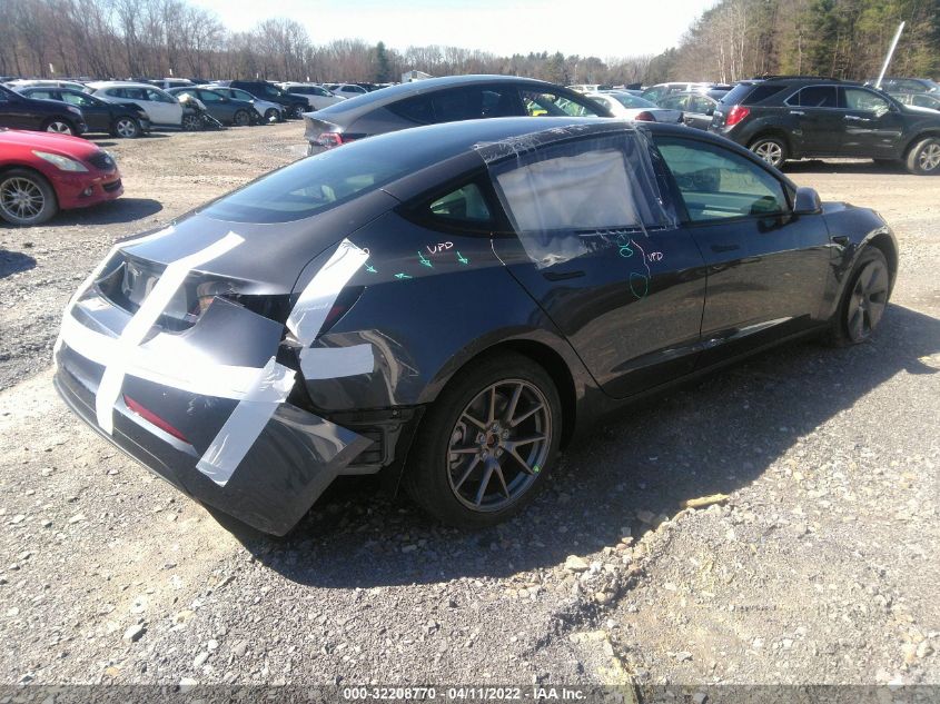 2021 TESLA MODEL 3 STANDARD RANGE PLUS 5YJ3E1EA0MF098881