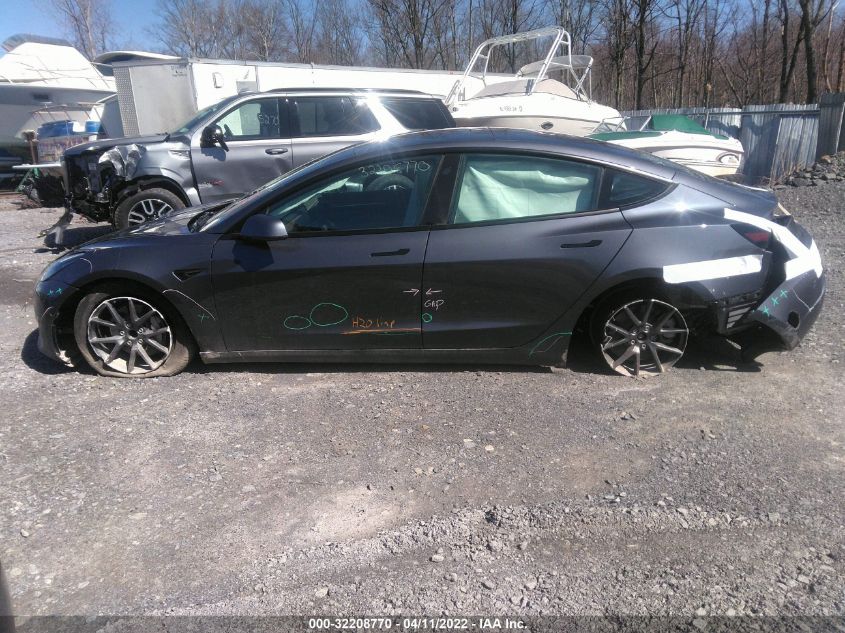 2021 TESLA MODEL 3 STANDARD RANGE PLUS 5YJ3E1EA0MF098881