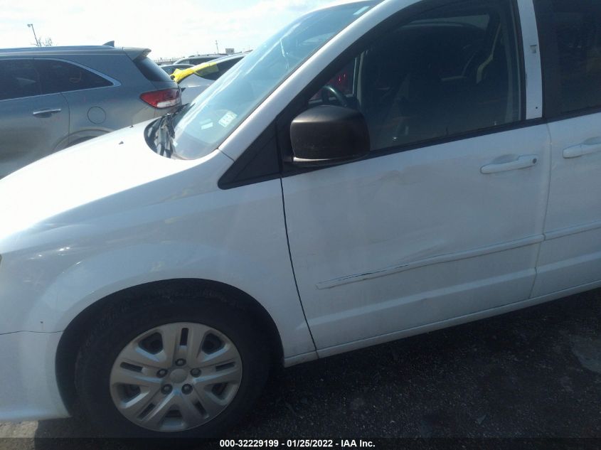 2016 DODGE GRAND CARAVAN SE 2C4RDGBG2GR176465