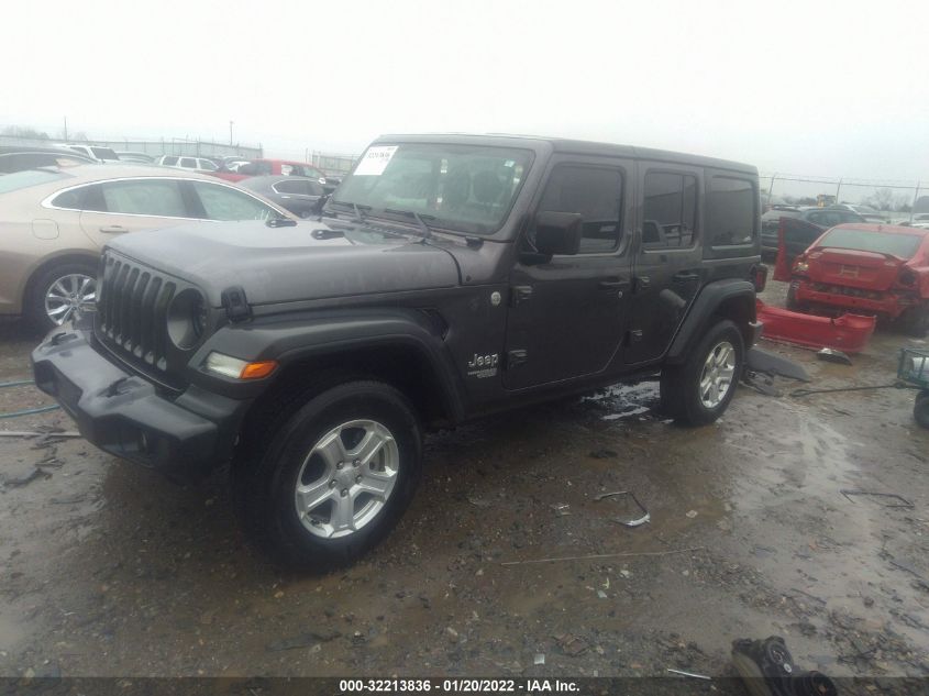 2018 JEEP WRANGLER UNLIMITED SPORT S 1C4HJXDN6JW225844