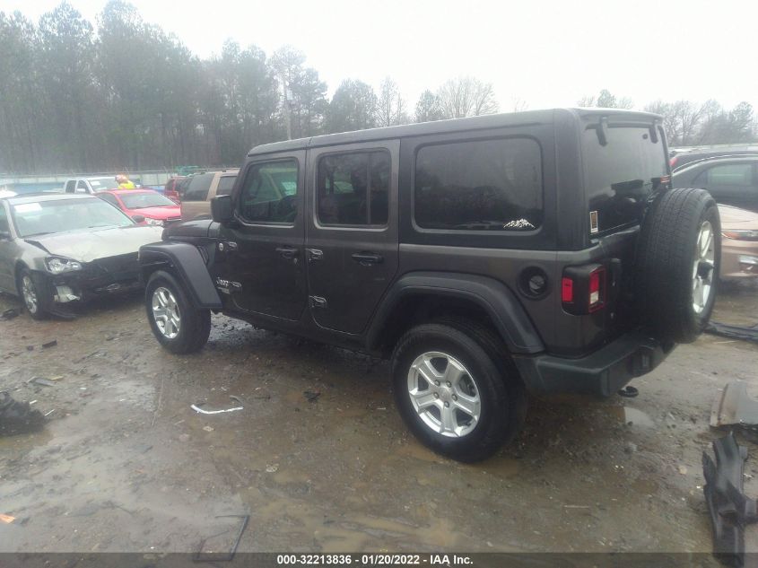 2018 JEEP WRANGLER UNLIMITED SPORT S 1C4HJXDN6JW225844
