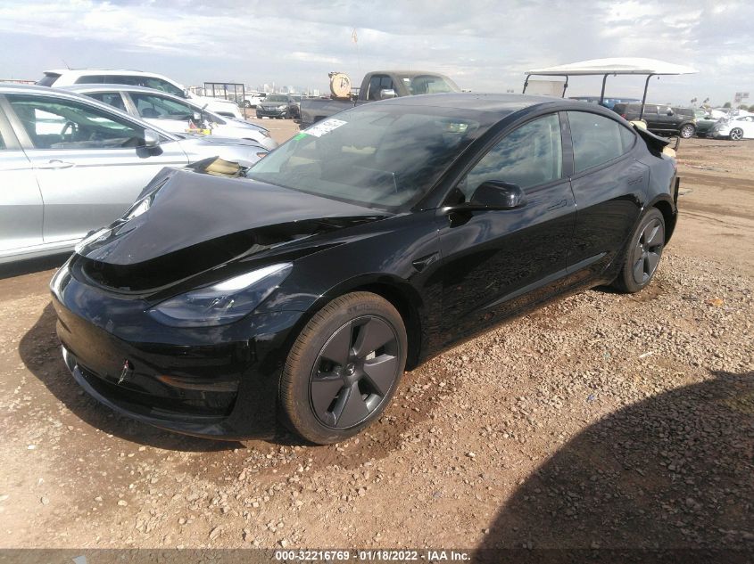 2021 TESLA MODEL 3 STANDARD RANGE PLUS 5YJ3E1EA8MF870642