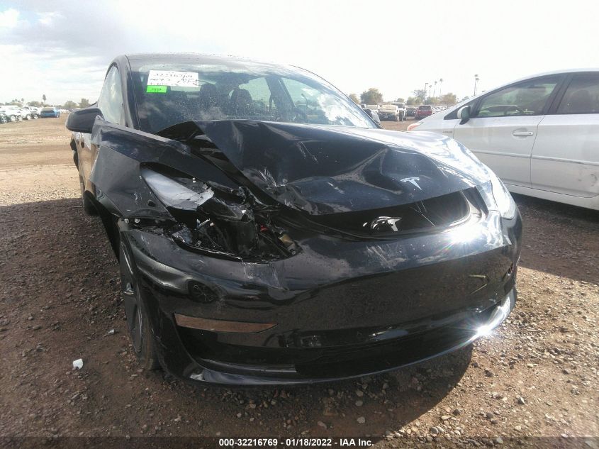 2021 TESLA MODEL 3 STANDARD RANGE PLUS 5YJ3E1EA8MF870642