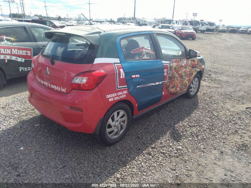 2018 MITSUBISHI MIRAGE SE ML32A4HJ1JH011296