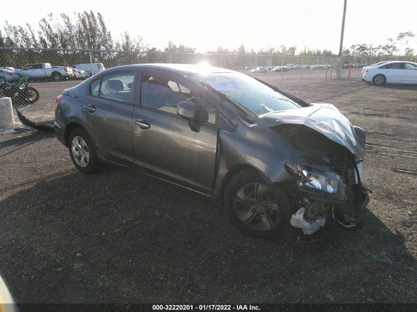 2013 HONDA CIVIC SDN LX 2HGFB2F51DH502585