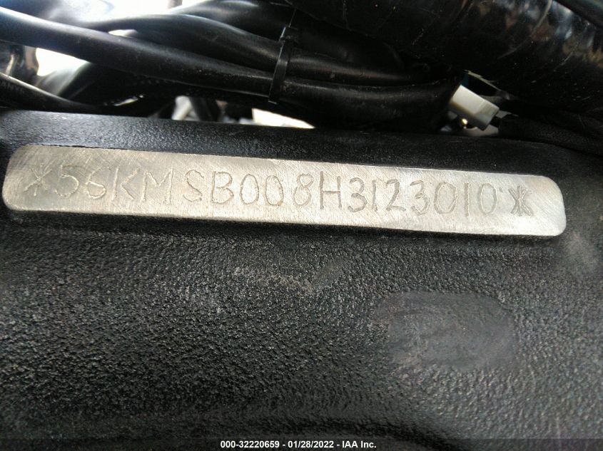 2017 INDIAN MOTORCYCLE CO. SCOUT 56KMSB008H3123010