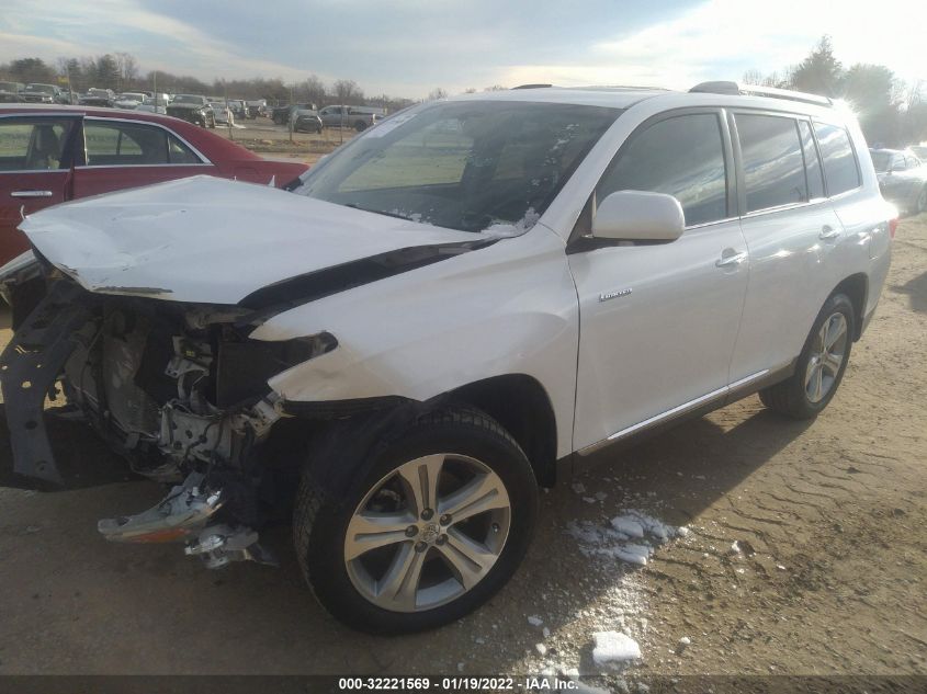 2013 TOYOTA HIGHLANDER LIMITED 5TDDK3EHXDS201127