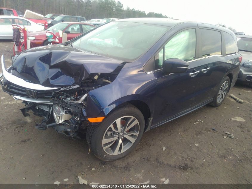 2022 HONDA ODYSSEY TOURING 5FNRL6H82NB014440