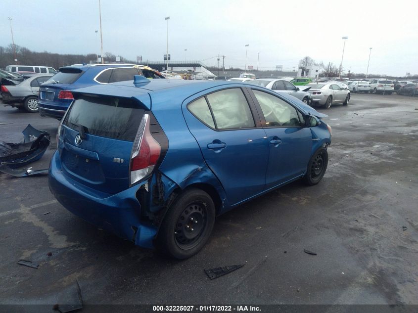 2015 TOYOTA PRIUS C ONE/TWO/THREE/FOUR JTDKDTB3XF1100406