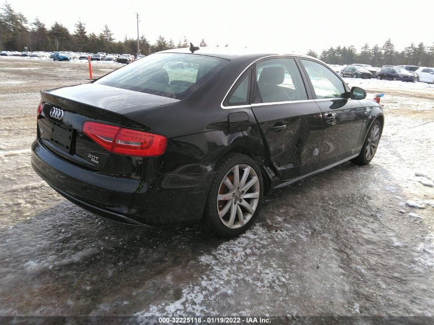 2014 AUDI A4 PREMIUM WAUDFAFLXEA062107