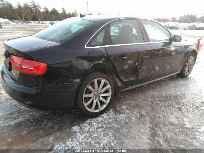 2014 AUDI A4 PREMIUM WAUDFAFLXEA062107